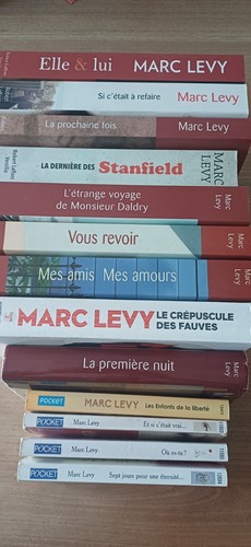 Marc levy lot 13 livres - levy,