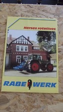 CATALOGUE/BROCHURE HERSES ROTATIVES RABEWERK - 1989