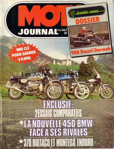 Moto journal 367 ducati 900 - ducati,