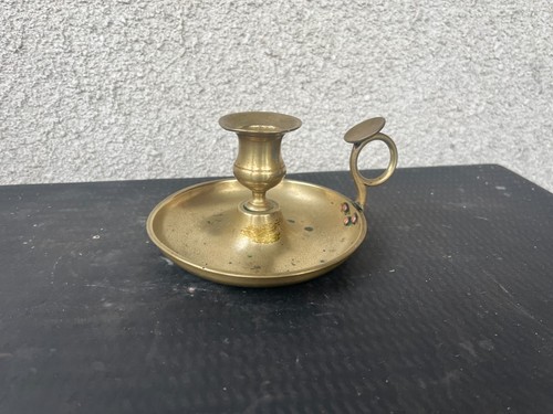 Bougeoir main ancien - bougeoir,