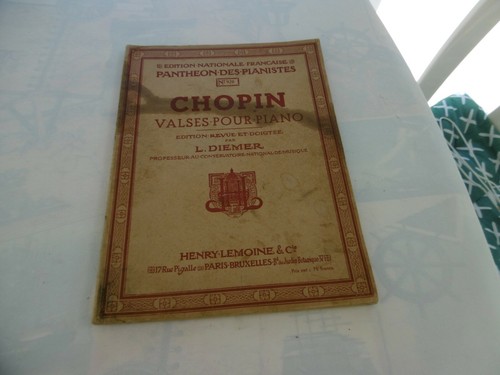 Chopin valses pour piano - valses, par