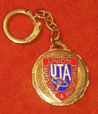 porte-clés key ring UNION TOURISTIQUE & AUTOMOBILE UTA no UTAH