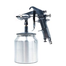 F-75G HVLP Pistolet pulvérisateur de peinture par gravité avec tasse en alumi...