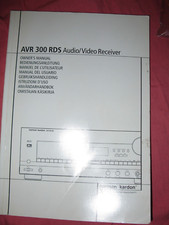 notice Harman Kardon AVR300RDS
