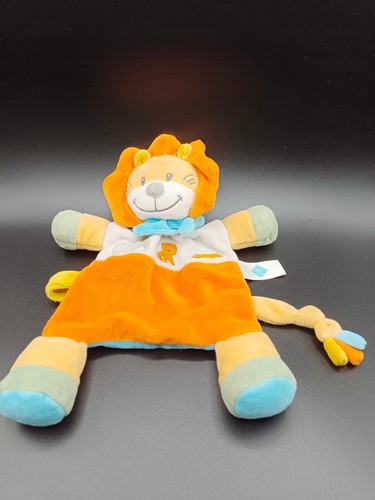 Doudou lion plat tex baby - lion,