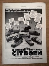 Publicité de 1931 - Citroën