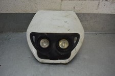 Plaque phare enduro double optique