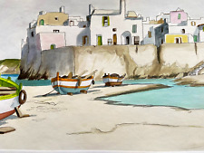 Aldo Riso '' Bateaux A Riva "