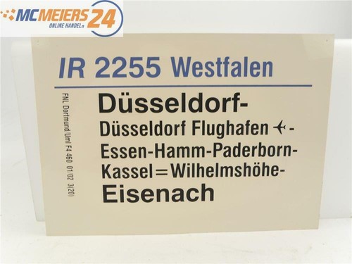 Plaque circulation train - plaque, de