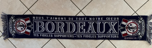 Echarpe vintage bordeaux - echarpe,