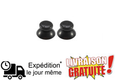 Lot 2 Analog joystick noir xbox 360 - neuf envoi rapide