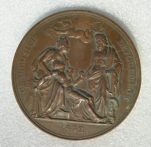 Medaille epidemie cholera - epidemie,