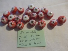 perle vintage, lot de 20 perle