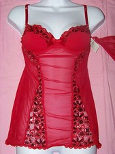 Fredericks Of Hollywood Women's Lingerie Set NWT BLING Small