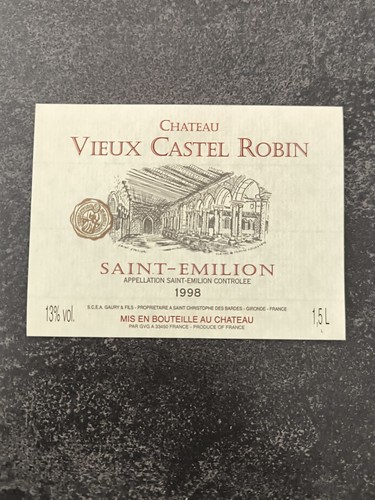 étiquette vin château - Étiquette, de
