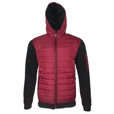 Hommes Doudoune Veste Fermeture Éclair Chaud Doublure Polaire Sweat Matelassé