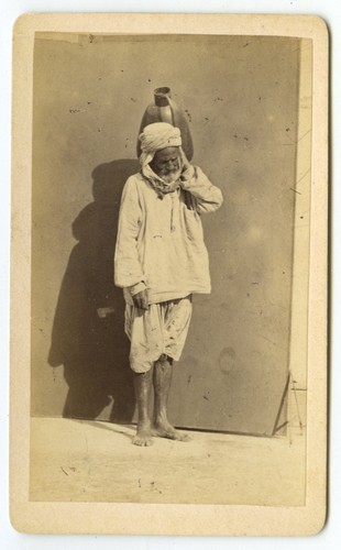Cdv 1870 algérie porteur - algérie.,