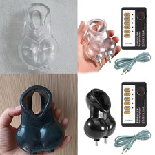Ball Stretcher E-Stim Scrotum Bondage Cock Pour Homme Retard Jouets Sexuels BDSM