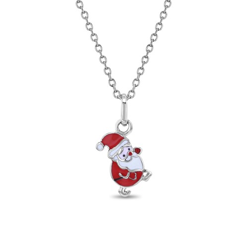 Pendentif collier émail - en,
