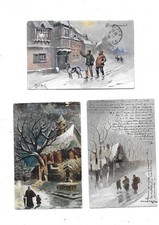 3 CPA  cartes postales