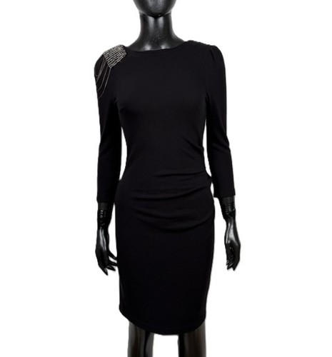 Robe tube met noir bijou - robe, tg