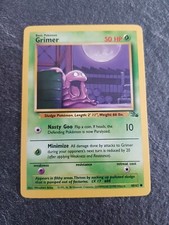 Grimer 50hp 48/62 Carte Pokemon Card Wizards Fossile English