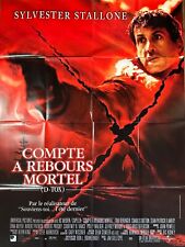 Affiche Cinéma COMPTE A REBOURS MORTEL 120x160cm Poster Sylvester Stallone D-TOX