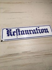 Plaque Emaillée Bombée D