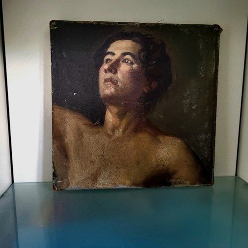 Portrait huile sur toile - portrait,