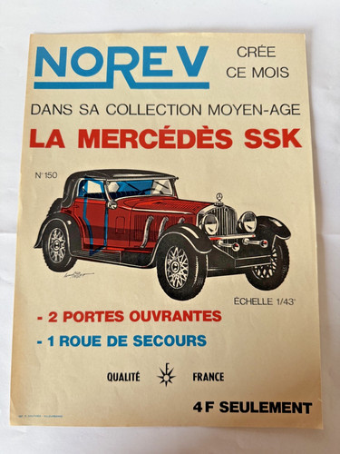 Norev affichette originale - norev,