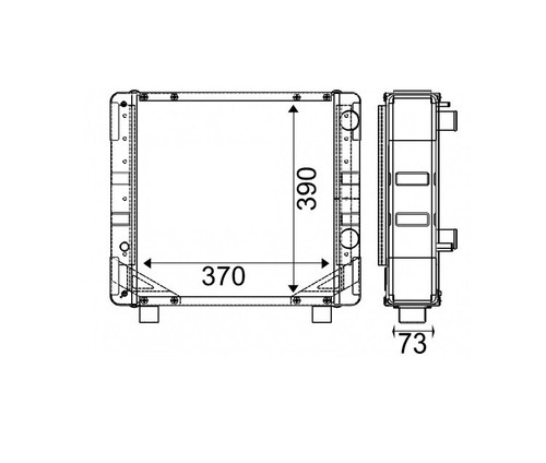 Radiator for goldoni maxter - for,