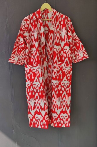 Robe kimono longue coton - kimono, en