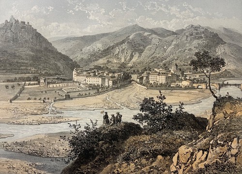 Puget théniers lithographie - puget-théniers,