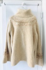 ZARA Beige MOHAIR AND WOOL