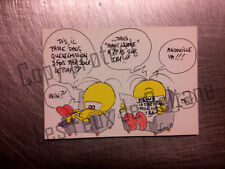 LE PIAF TF1 HUMOUR DAN SALEL 1986  carte postale postcard 