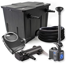 Kit filtration de bassin 12000l 18W Stérilisateur NEO8000 70W Tuyau Fontaine