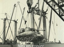 CHAR SHERMAN 1944 CHERBOURG Manche 50 WWII