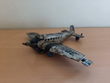 JOUET ANCIEN HABI-GERMANY :AVION TOLE MECANIQUE INSPIRATION JUNKER 52