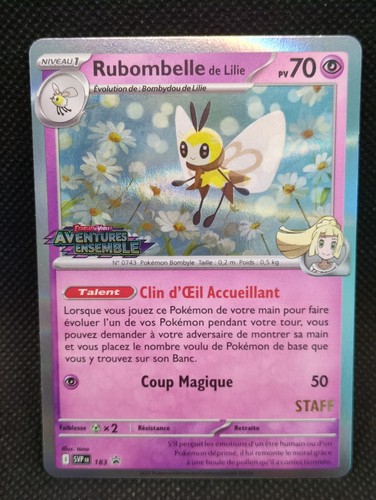 Carte pokemon rubombelle - carte, de