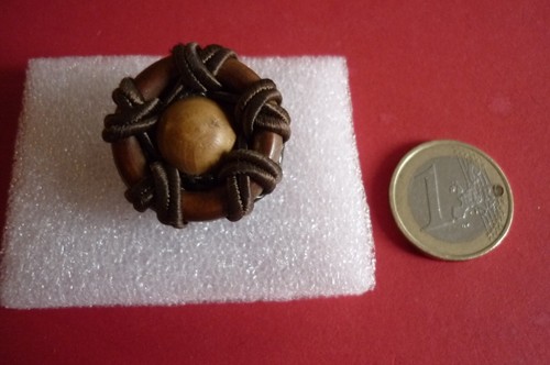 Bouton ancien bois - bouton, &