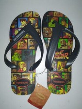 Tongs HAVAÏANAS Street Fighter Top MAX grise T.39/40 EUR.41/42 neuf