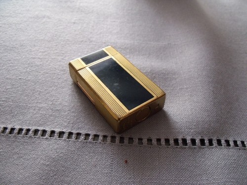 Briquet stdupont plaqué or - briquet,