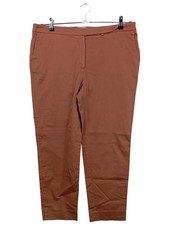 MAISON 123 Pantalon 7/8 Dames Pantalon T EU 42 brun style décontracté