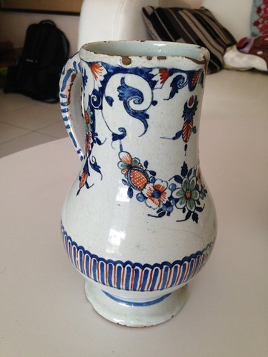 Ancien pichet faience - pichet, en