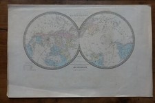 MAPPEMONDE-PROJECTION POLAIRE-