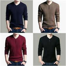 Pull pour homme col V nouvelle collection neuf pas cher 4 couleurs disponible