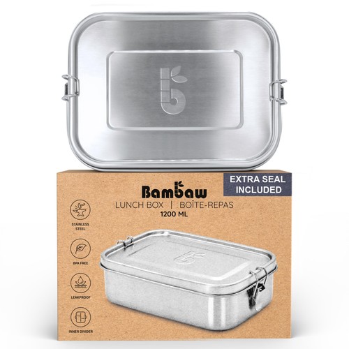 Lunch box inox 1200 boite - box, ml