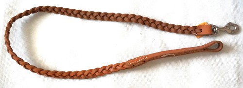 Laisse cuir tressé 1 - en,