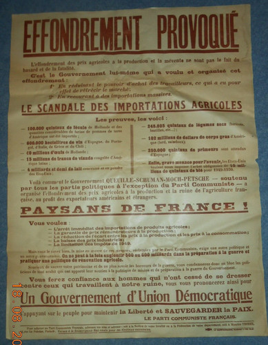 Affiche poster propagande - affiche,