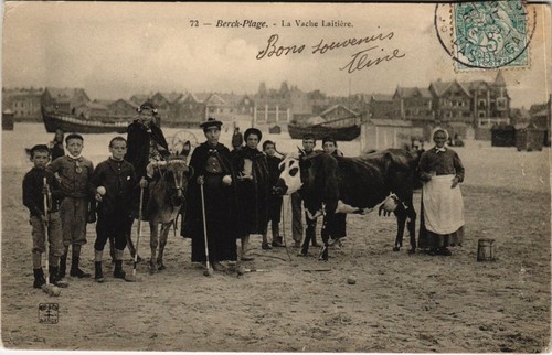 Cpa berck plage - berck-plage, la